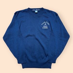 Vintage Notre Dame Fighting Irish Band Sweater 1990s Men’s Small Blue Vtg 90s